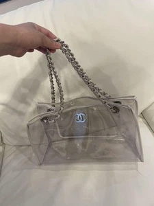 CHANEL Clear Tote Bag Ginza Main Limited 0415b - Picture 1 of 10