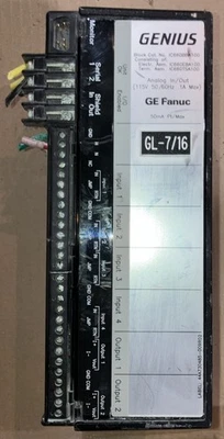 GE FANUC GENIUS IC660BBA100 MÓDULO ELÉCTRICO ANALÓGICO AC 4 ENTRADAS 2 SALIDAS PROBADO Foto 1 de 4