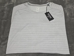 Rhone NEW Swift Heather Gray Striped Lightweight Long Sleeve Shirt SZ 2XL  - Picture 1 of 13