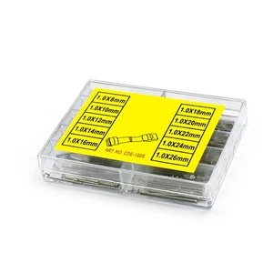 1.0mm Thick 8mm-26mm Tube Friction Pin Spring Bar for Watch Band Clasp Buckle B - Picture 1 of 9