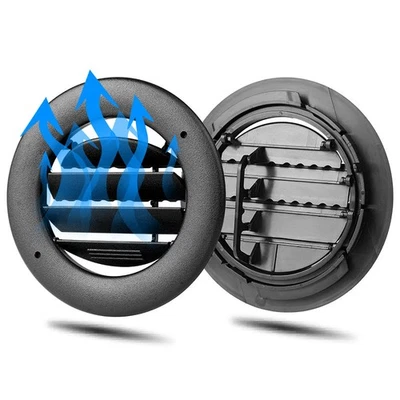 Grelha de ventilação de ar aquecedor AC teto teto teto 2 peças para Ford Van E250 E350 E450 - Imagem 1 de 4