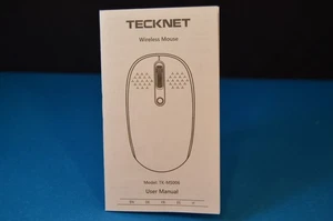 TECKNET WIRELESS MOUSE "USER MANUAL"  computer technology accessory booklet  VG+ - Picture 1 of 5