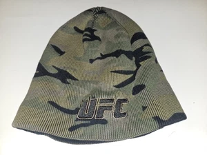 VINTAGE UFC LOGO BEANIE MÜTZE SKULL CAP CAMO MMA ULTIMATE FIGHTING CHAMPIONSHIP - Bild 1 von 2