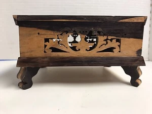 Hand Made Inlay Exotic Wood  Keepsake ,Trinket ,Jewelry Box - Picture 1 of 12