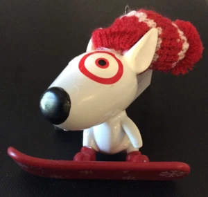 Adorno de snowboard Target Wondershop Bullseye Perro 2023 - nuevo - Imagen 1 de 7