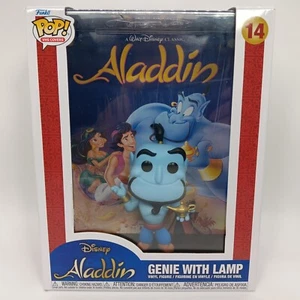 Funko Pop! VHS Cover Disney Aladdin Genio Lampada Amazon Esclusiva 14 2022 Bobble - Foto 1 di 7