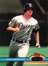 1991 Topps Stadium Club Matt Merullo Chicago White Sox #382
