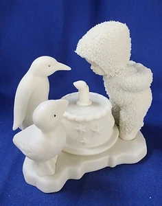 Department 56 Snowbabies "Make A Wish Candle" 1998  - Picture 1 of 7