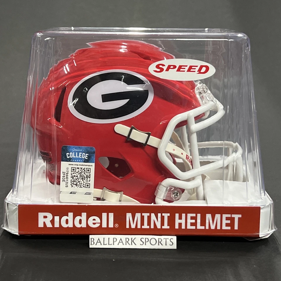 Mini casco de velocidad Georgia Bulldogs Riddell con licencia NCAA ¡Nuevo! Foto 1 de 4