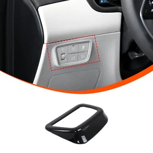 Cubierta de marco de botón de faros de coche negro brillante para Hyundai Santa Cruz 2022+ - Imagen 1 de 7