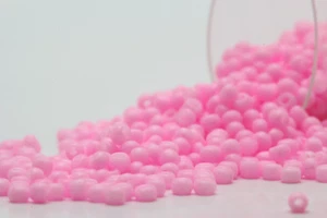 Miyuki Round Rocailles 11/0 Opaque Baby Pink Seed Beads RR-415 - Picture 1 of 2