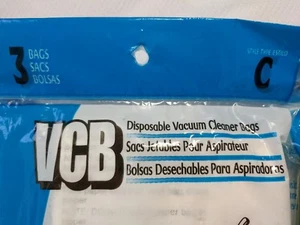 Lot of 15 Disposable Vacuum Cleaner Bags Hoover Model C Bottom Fill Uprights - Picture 1 of 6