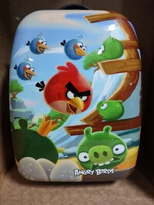Angry Birds Hard Shell Carry On Luggage 2 Wheel Rolling Official Licensed Case - Picture 1 of 11