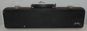 Vintage Artley USA 18-0 39 22077 Flute WITH HARD CASE Blue Velvet Lining - Picture 1 of 13