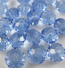 Diy Jewelry Faceted 100pcs 4x6mm Rondelle glass Crystal Beads Light blue