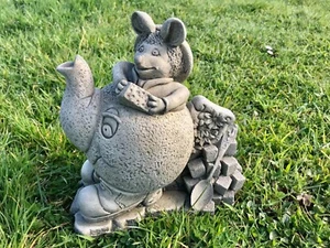 Alice in Wonderland Stone Ornament Set - Dormouse, White Rabbit & Caterpillar - Picture 1 of 3