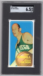 Tarjeta de baloncesto de la NBA 1970 1971 Topps #32 TOBY KIMBALL calificada SGC 6,5 ex/nm+ - Imagen 1 de 2