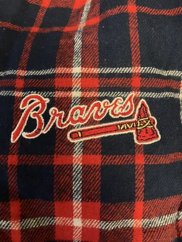 Men's Atlanta Braves Atl Concepts Sport Plaid Flannel Sleep Pants Size XL MLB Cover