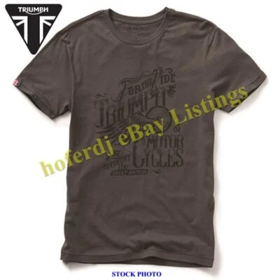 Triumph Bonneville MTSS19405 Cedric Motorcycle T-Shirt Tee Men's Small - Image 1 of 4