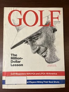 GOLF MAGAZINE JANUARY 1977 RAYMOND FLOYD 1976 GOLFER OF THE YEAR - Picture 1 of 15