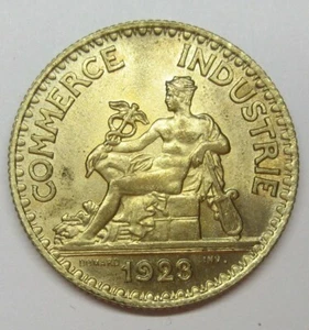1923 France 2 Franc Take a Look - Picture 1 of 2