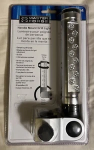 Master Forge Handle Mount Clamp Grill LED Light Rotate & Pivot Silver • NEW - Picture 1 of 2