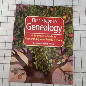 First Stepsw in Geneology A Beginner's Guide Research Family Heritage Des Allen - Picture 1 of 3