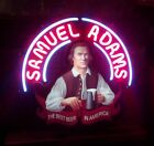 New Samuel Adams The Best Beer In America Neon Light Sign 20&quot;x20&quot; Lamp Glass Bar for sale
