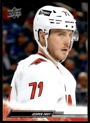 2022-23 Upper Deck Jesper Fast Carolina Hurricanes #34 - Image 1 of 2