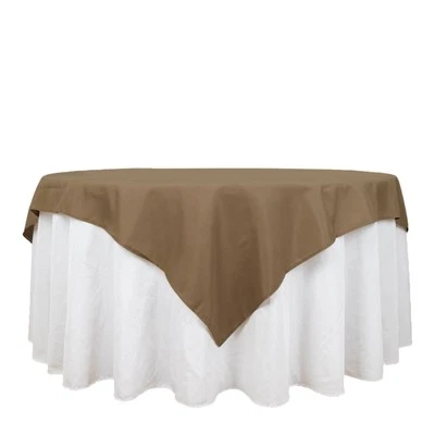 70" Square Polyester Tablecloths for Wedding Party - Stain Wrinkle Resistant - Image 1 of 3