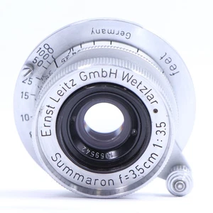 Leitz Summaron 3.5cm 35mm F3.5 Leica gmbh Ltm m39 Lens Free US shipping - Picture 1 of 24