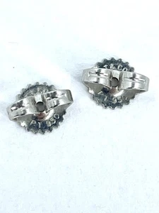 Authentic Tiffany & Co. Platinum 950 Pair Push Backs Butterfly Back for Earrings - Picture 1 of 4