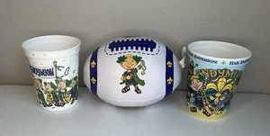 Krewe of Endymion Mardi Gras Cups & Football Throws - Picture 1 of 2