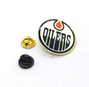EDMONTON OILERS PIN Hockey NHL Team Gift Enamel Hat Backpack Lapel Brooch - Picture 1 of 4