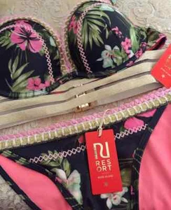 B/NUEVO CONJUNTO SUPERIOR E INFERIOR BIKINI RIVER ISLAND BEACH EDICIÓN LIMITADA COMPLETAMENTE AGOTADO - Imagen 1 de 7