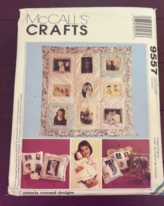 McCalls Crafts 9557 Memory Package Heirloom Wall Quilt Pillows Doll Vintage UC - Picture 1 of 4