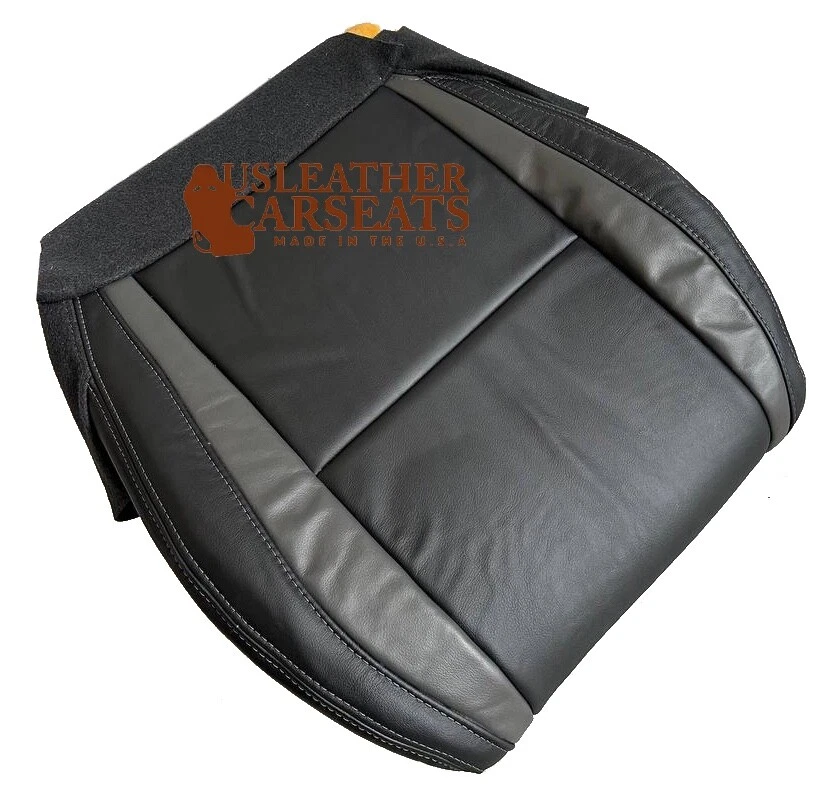 2008-2011 Mazda CX-9 Driver Side Bottom OEM Leather Seat Cover 2 Tone Black - Image 1 of 4