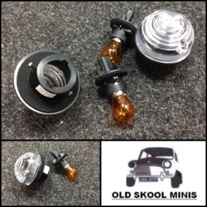 CLASSIC MINI FRONT INDICATOR COMPLETE UNIT PAIR MPI 1996> CLEAR XBD100670 4K1 - Picture 1 of 1