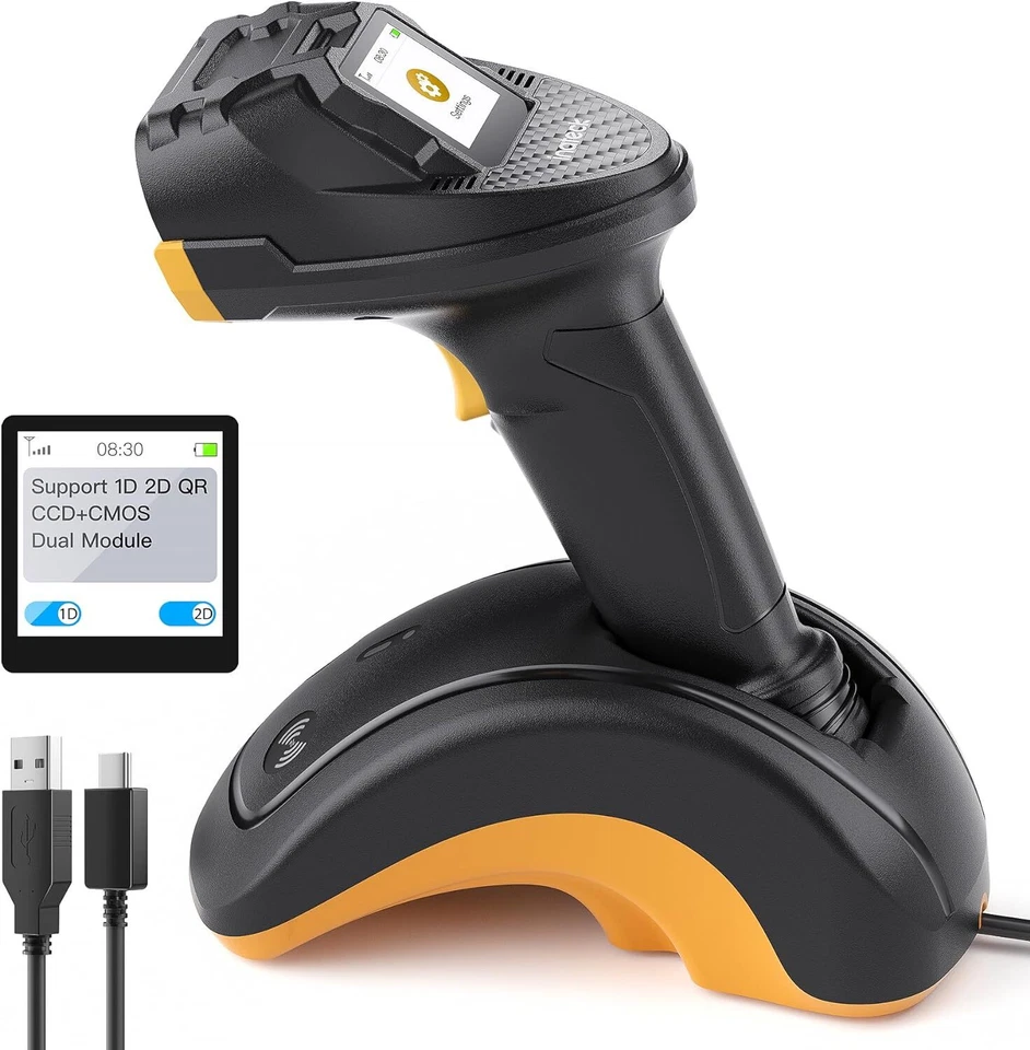 Inateck Bluetooth Barcode Scanner 2D 1D Wireless QR Code CMOS+CCD App SDK - Bild 1 von 4
