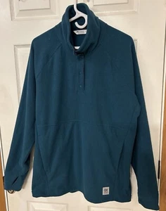 Outdoor Research Sweater XL Green Trail Mix Snap Pullover Waffle Fleece - Picture 1 of 7