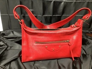Franchi handbag purse. red leather 13" x 7" x 4" - Picture 1 of 12