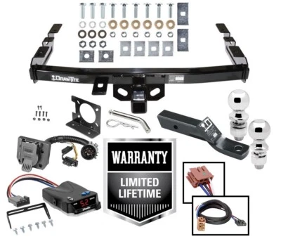 拖车挂接 + 制动控制 + 7 路 适用于 99-02 Silverado Sierra 1500 HD 2500 LD — 第 1/4 张图片