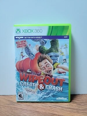 Wipeout Create and Crash Microsoft Xbox 360 2013 No Manual  - Image 1 of 3