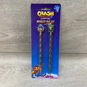 Juego de papelería de bolígrafo Crash Bandicoot novedad | Rellenos de medias | Envío gratuito - Imagen 1 de 2