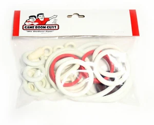 Gottlieb Card Whiz Pinball Machine Replacement Repair Rubber Ring Kit White - Picture 1 of 2