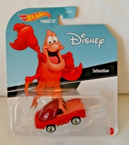 Disney Hot Wheels 2021 SEBASTIAN LA SIRENITA Personaje Coche NUEVO - Imagen 1 de 1