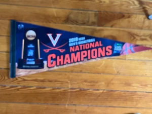 2019 NCAA Men’s Basketball National Champions Virginia Cavaliers Felt Wall Penna - Picture 1 of 11
