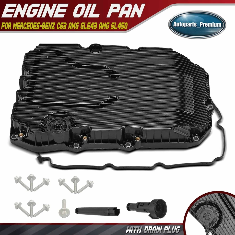 Cárter de aceite de transmisión para Mercedes-Benz C63 AMG GLE43 AMG SL450 SLC300 S560 S450 Foto 1 de 4