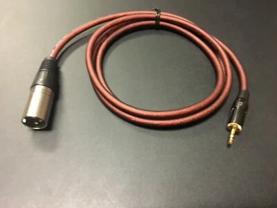 5 FT XLR 3-Pin Male to 3.5mm 1/8" Stereo Plug Shielded Microphone Mic Cable TRS - Image 1 of 4