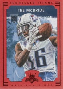 2015 Gridiron Kings Football Framed Red #160 Tre McBride - Picture 1 of 2